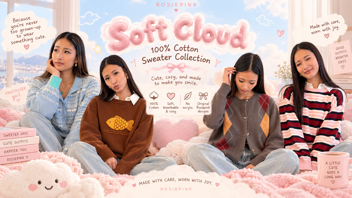 Soft Cloud 100% Cotton Sweaters