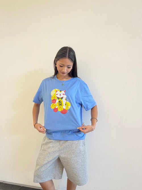 Cat Tee – Oversized 100% Cotton