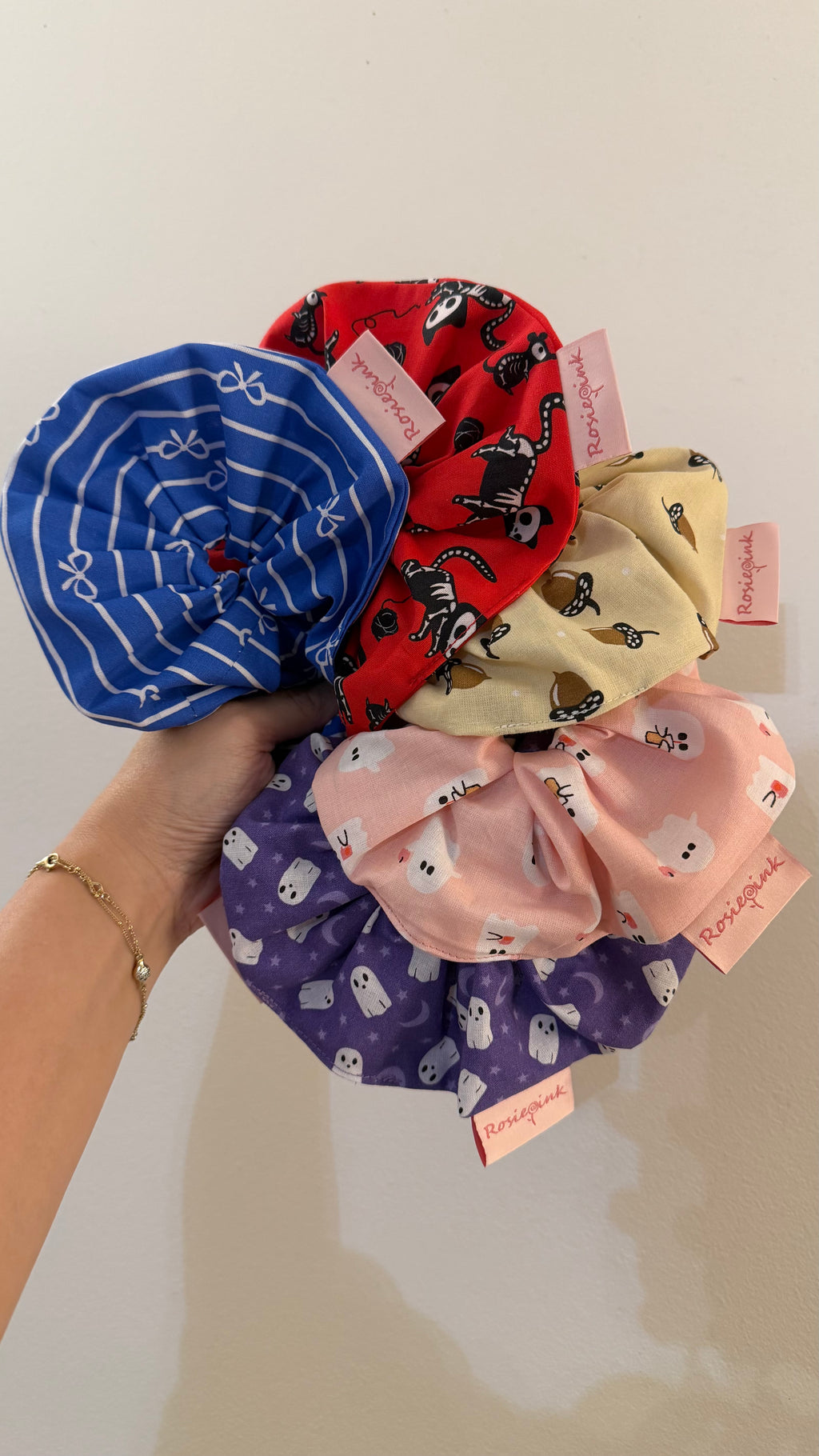 Scrunchies 100% Cotton Handmade