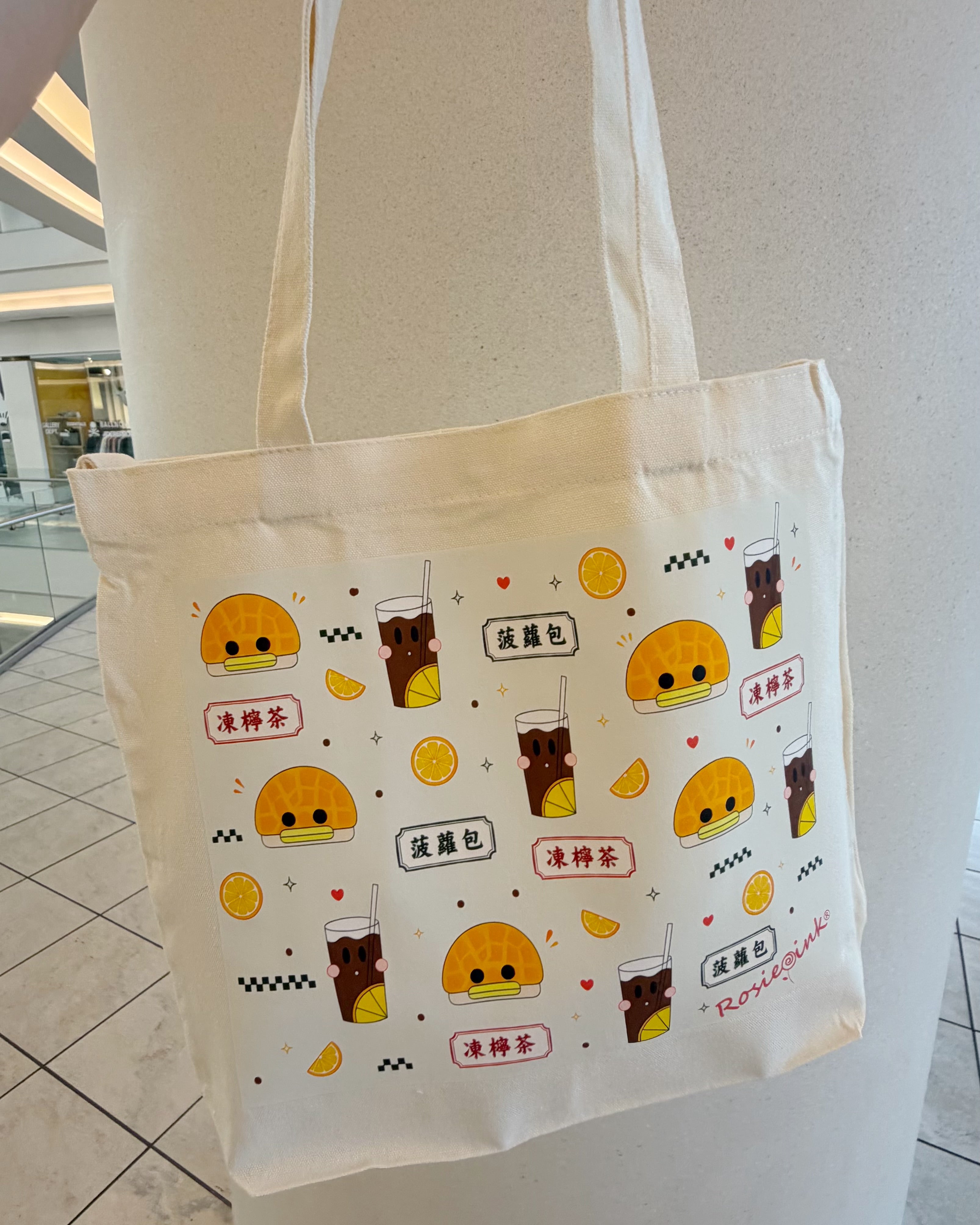 Tote Bag - Bolobao & Ice lemon tea