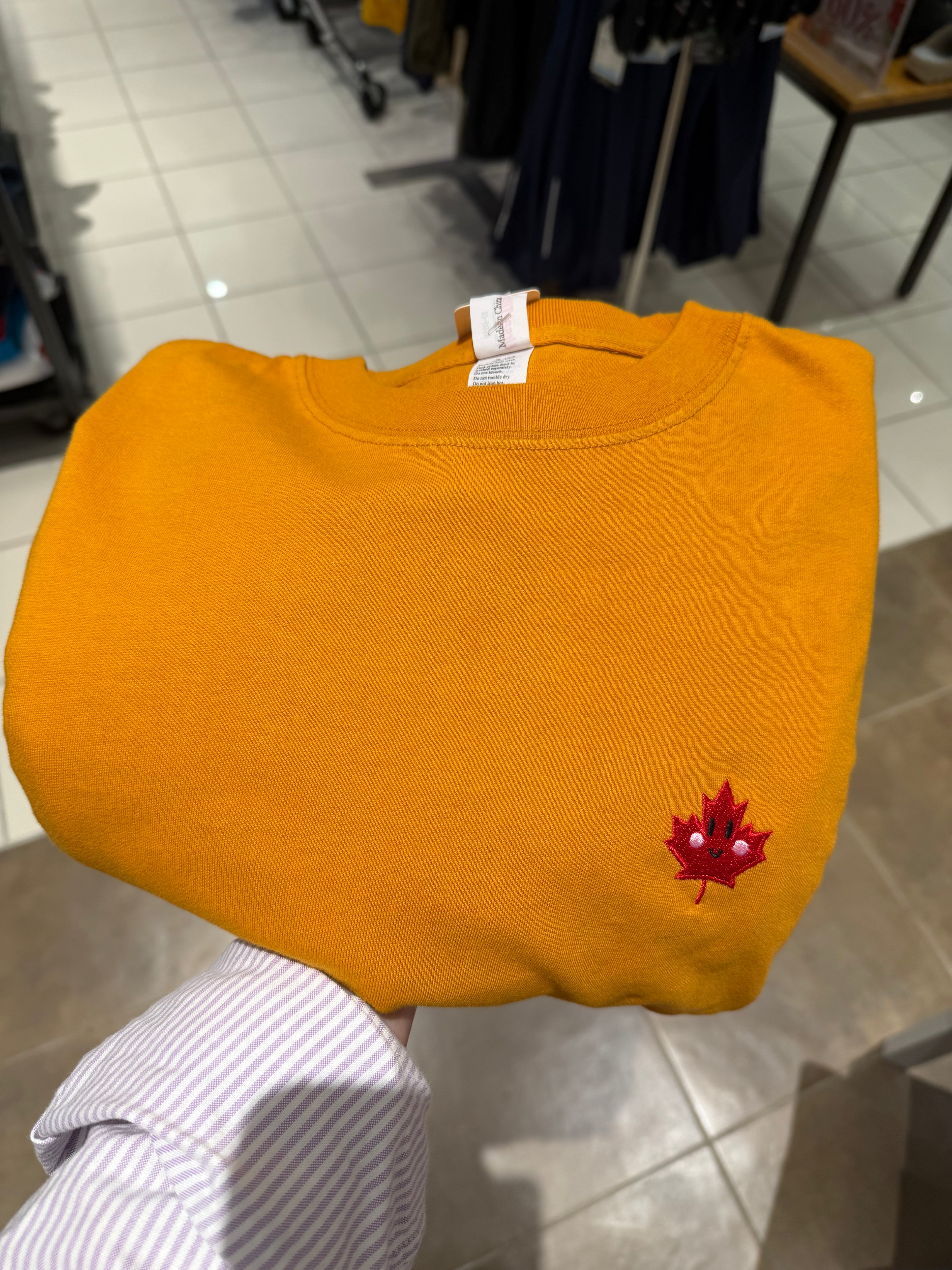 Bubble Tea Embroidered Oversized Long Sleeve T-Shirt – 100% Cotton 珍珠奶茶刺繡寬鬆長袖T恤