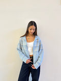 Soft Cloud 100% cotton Fair Isle Frozen Cardigan