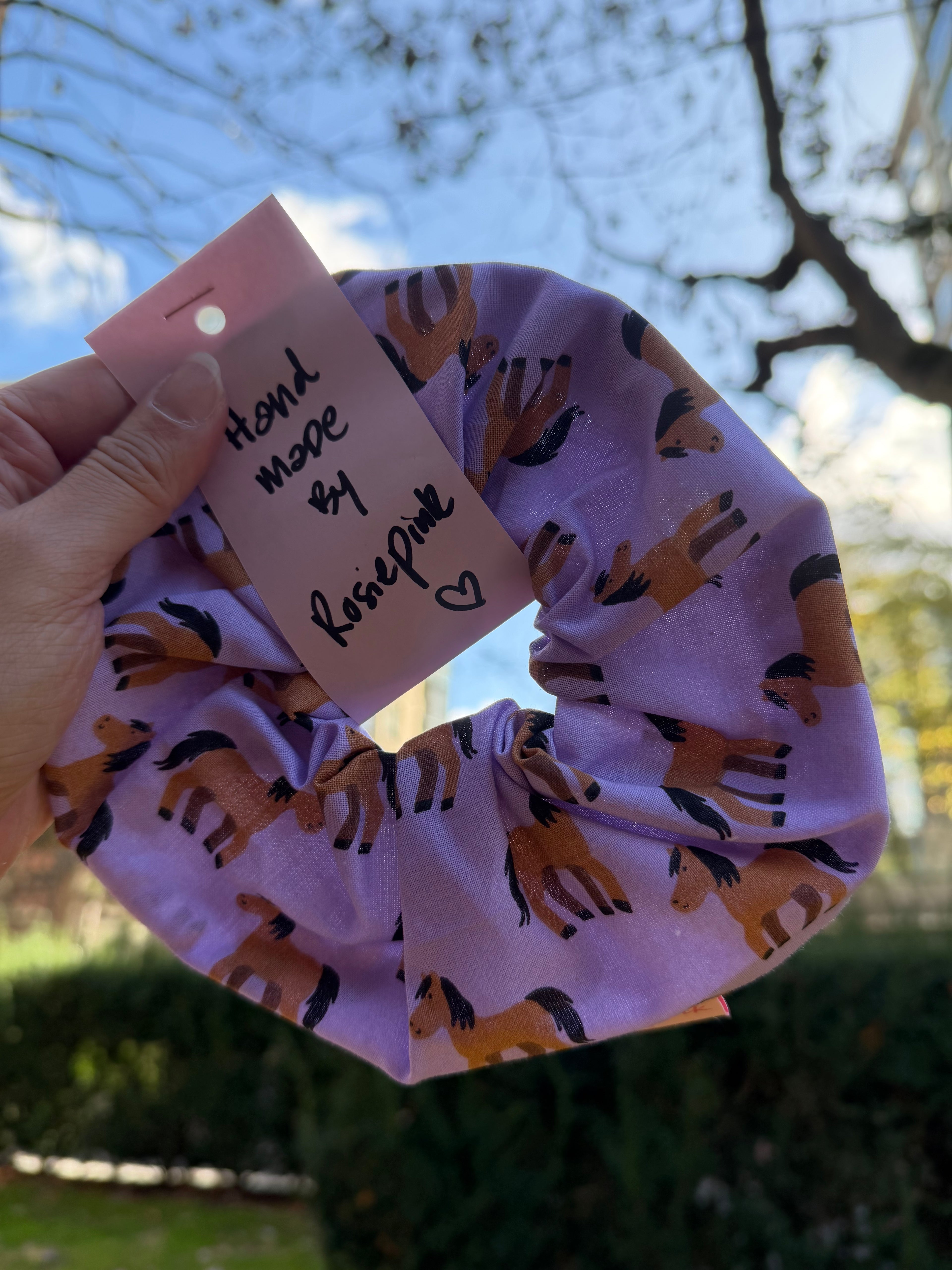 Scrunchies 100% Cotton Handmade