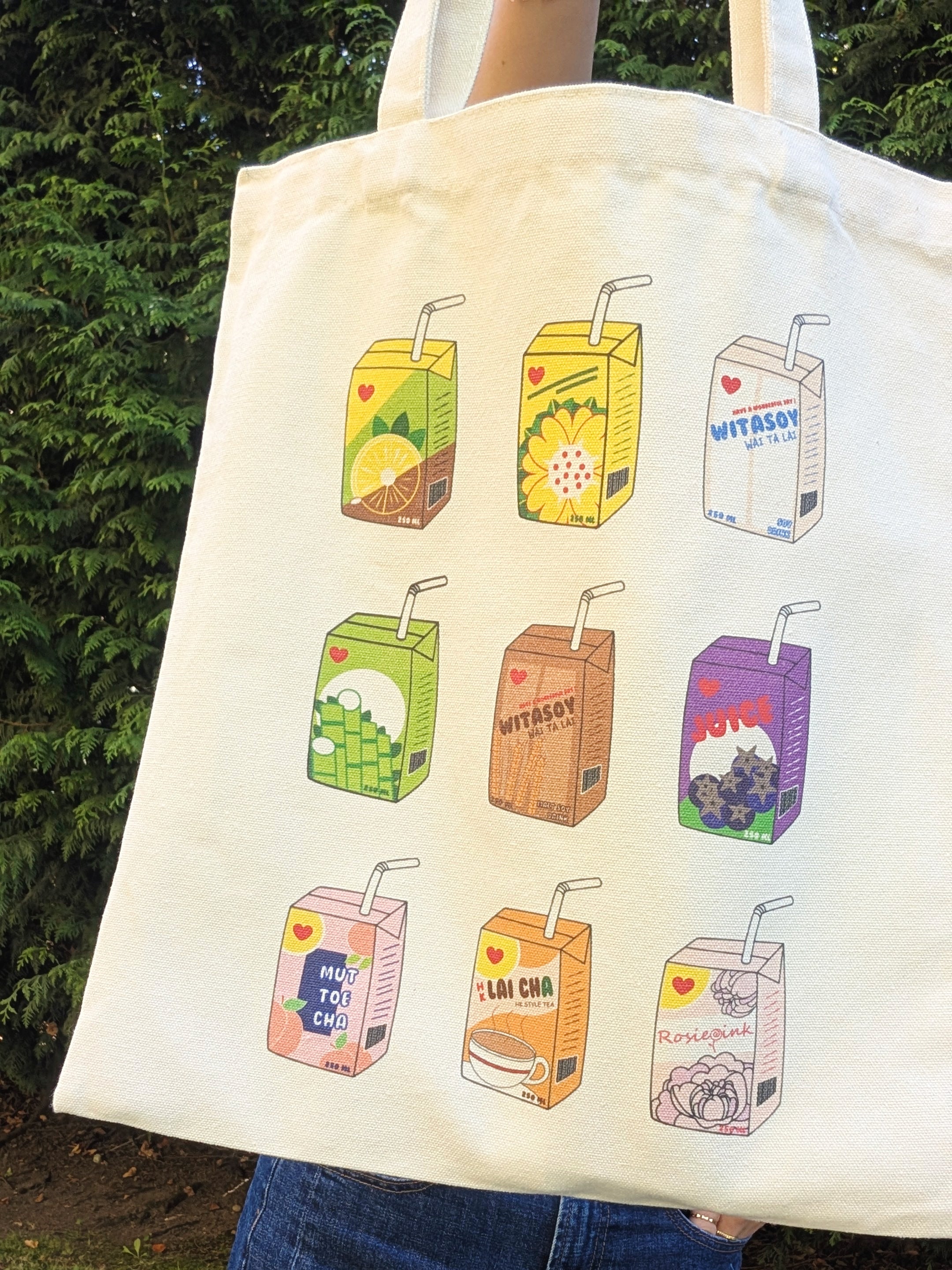 Vitasoy Classic Canvas Tote Bag – Rosiepink Best Seller