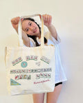 Mahjong Cotton Canvas Tote