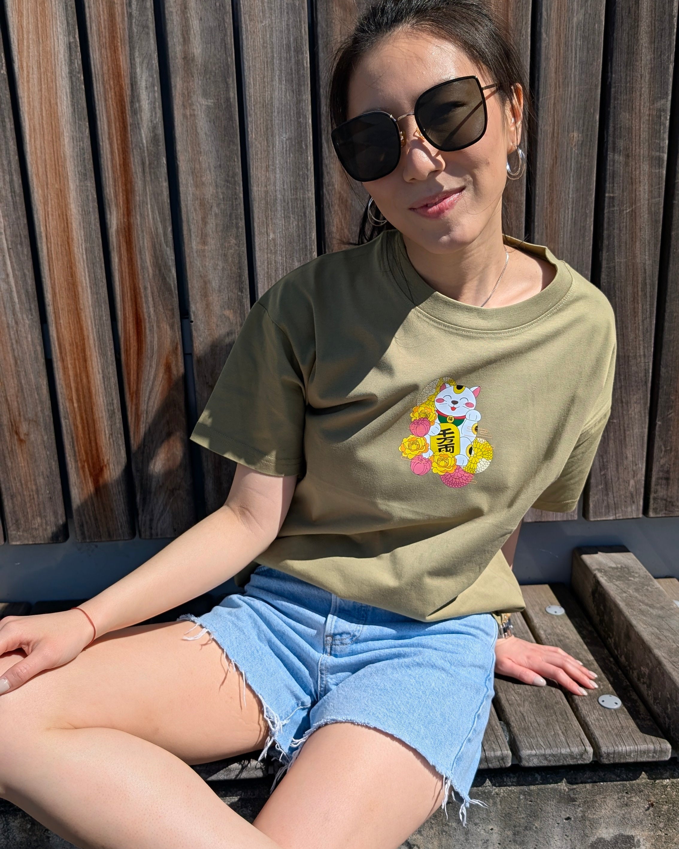 Cat Tee – Oversized 100% Cotton
