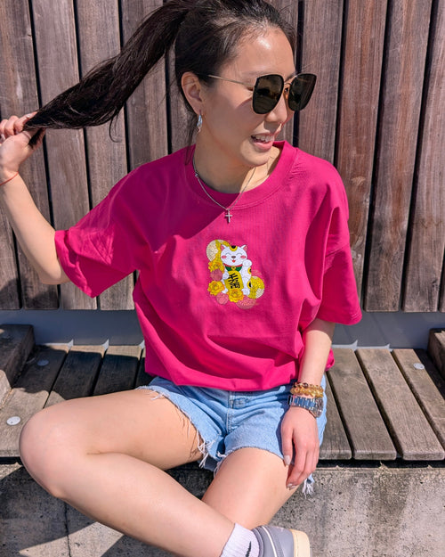 Cat Tee – Oversized 100% Cotton