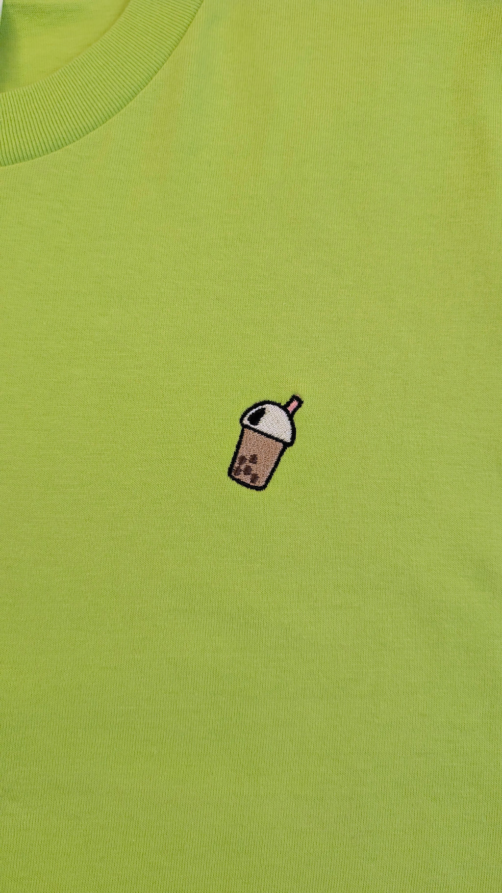 Bubble Tea Unisex Embroidered Hoodie – Anti-Pill, Fade-Resistant 珍珠奶茶刺繡連帽衫
